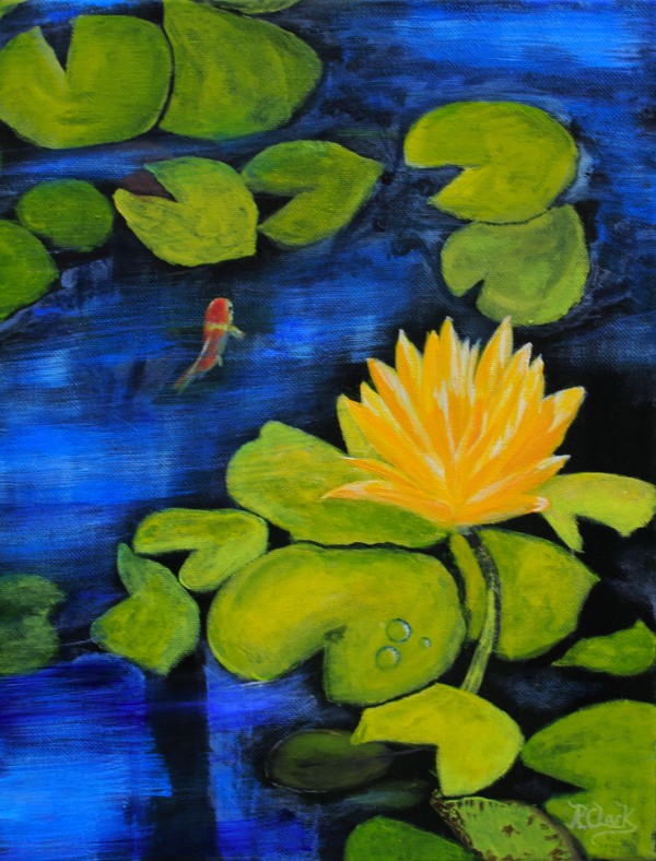 lily pond  by Robert Clark